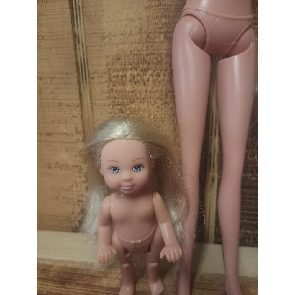 Vintage Simba‎ Doll Bundle of 3 Retro Toys 2 Toddler and 1 Adult Nude